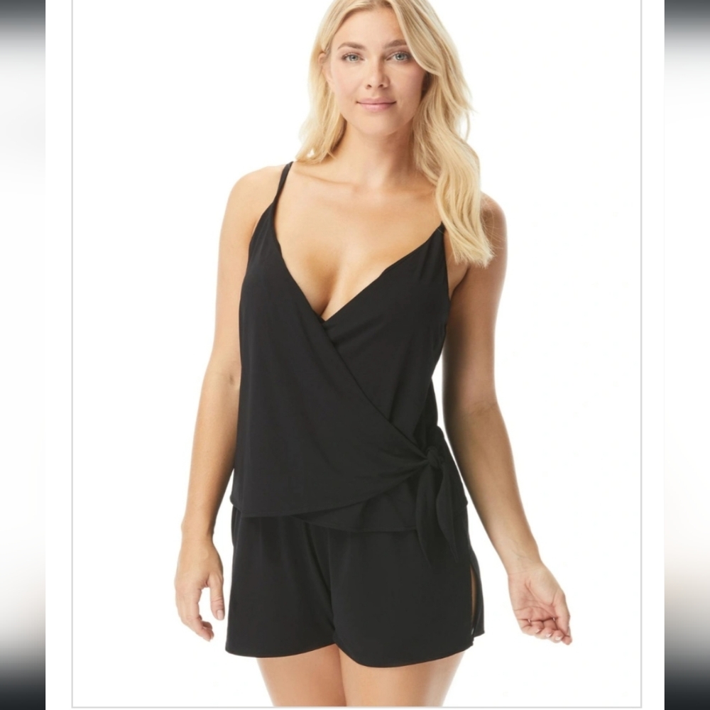 Coco Reef Contours Shapemaker Romper-Heritage, Size 10/34D